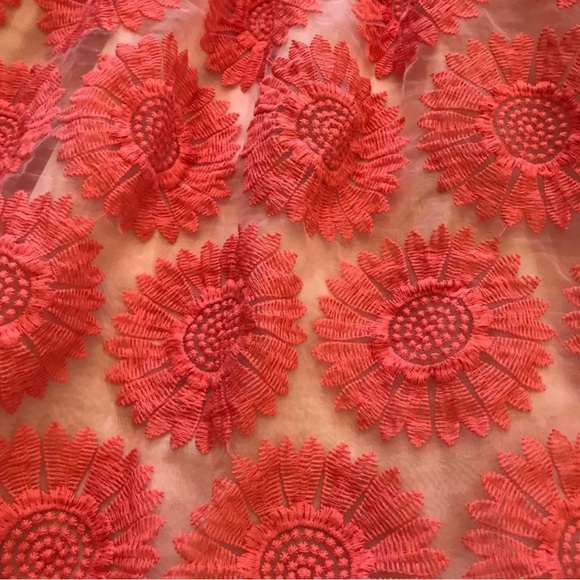 LC Lauren Conrad pink floral sleeveless dress 6 8 - Picture 4 of 9